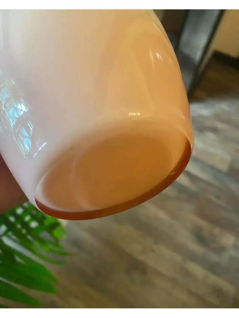 Vintage cased art glass vase